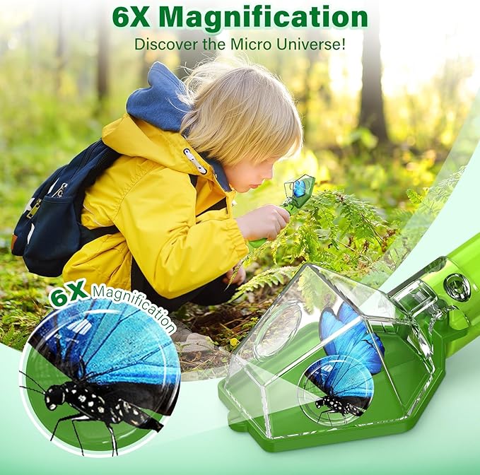 🐞Bug Catcher Kit with 6X Magnifier – Fun Insect Explorer Toy for Kids & Adults🐛