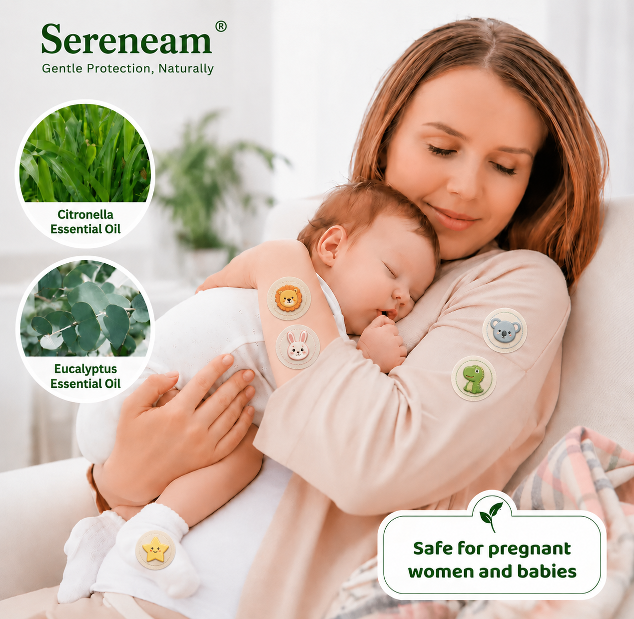 Mosquito repellent patches